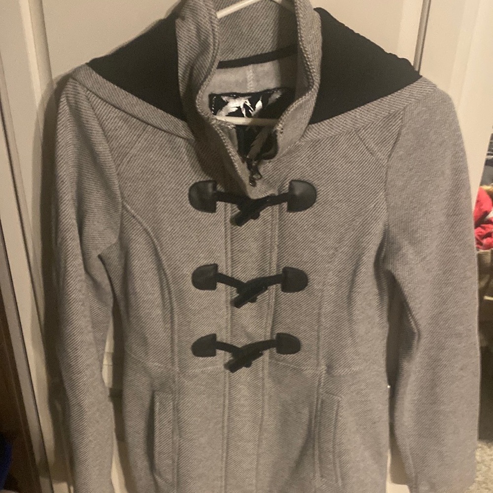 Cute small jacket with hood and back detail